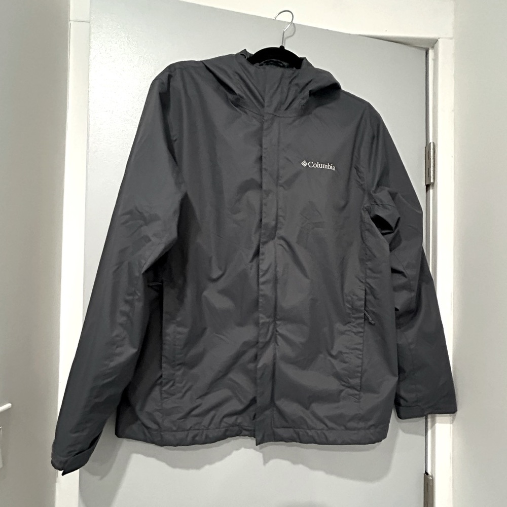 Columbia Raincoat Breathable & Weatherproof - Grey